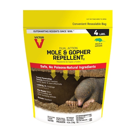Victor Victor Animal Repellent Granules For Gophers and Moles 4 lb M7001-1